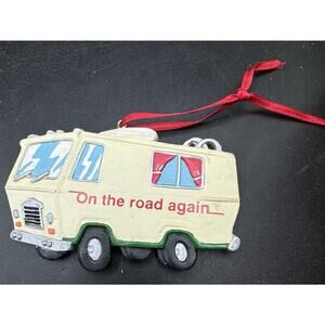 RV Camper Ornament Retired Christmas Holiday Travel Vacation Cute S1E